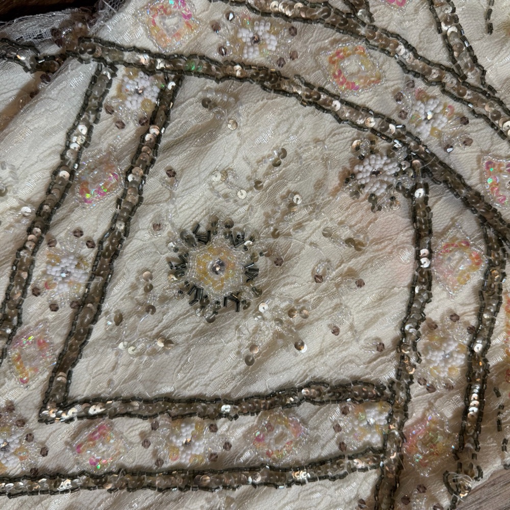Vintage Y2K Beaded Dress Vintage Beaded Dress Sue Wong Wedding Dress Lace Fairy - Picture 9 of 15